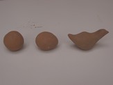vogel met ei